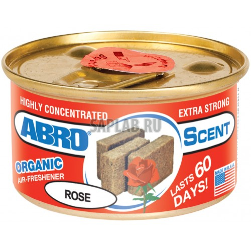 Купить запчасть ABRO - AS560RO Освежитель воздуха "Органик" (Роза) , 42 г