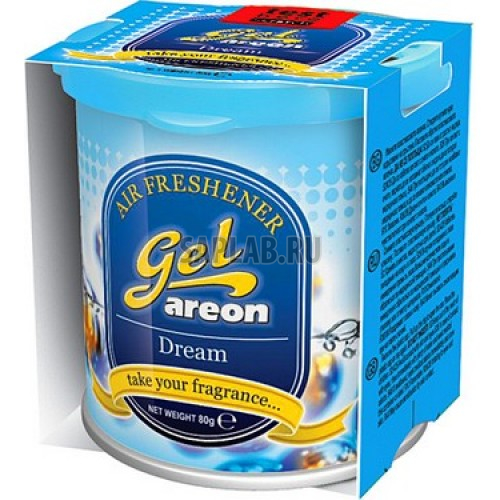 Купить запчасть AREON - 704052902 Ароматизатор воздуха на панель приборов AREON GEL CAN Dream жестяная банка