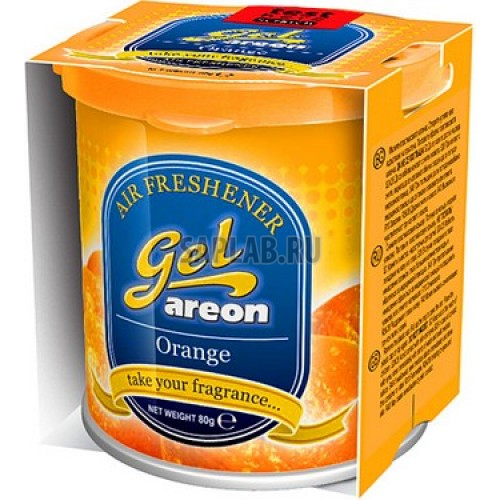 Купить запчасть AREON - 704052903 Ароматизатор воздуха на панель приборов AREON GEL CAN Orange жестяная банка