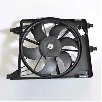 Купить запчасть ASAM - 30445 Вентилятор с диффузором в сборе RENAULT LOGAN 1.4 55кВт +AC 30445