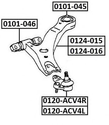 Купить запчасть ASVA - 0120ACV4R 
