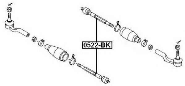 Купить запчасть ASVA - 0522BK 