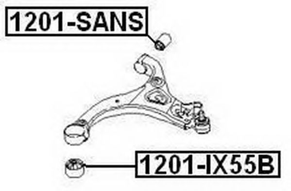 Купить запчасть ASVA - 1201SANS 