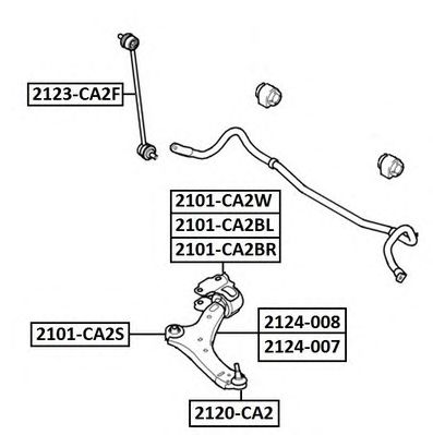 Купить запчасть ASVA - 2120CA2 