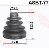 Купить запчасть Asva - ASBT77 Пыльник ШРУСа (комплект без смазки) NISSAN/ MAZDA/ FORD/ SUBARU, CHRYSLER/23*82*103 мм