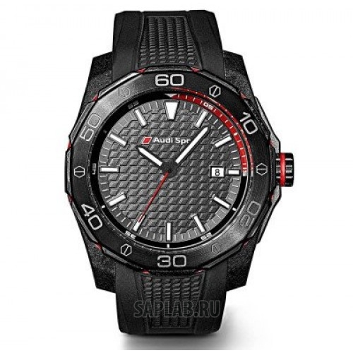 Купить запчасть AUDI - 3101600800 Наручные часы Audi Sport Watch, black/black, артикул 3101600800