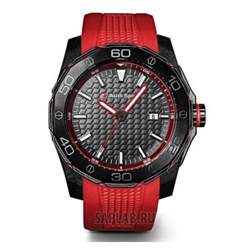 Купить запчасть AUDI - 3101600801 Наручные часы Audi Sport Watch, red/black, артикул 3101600801