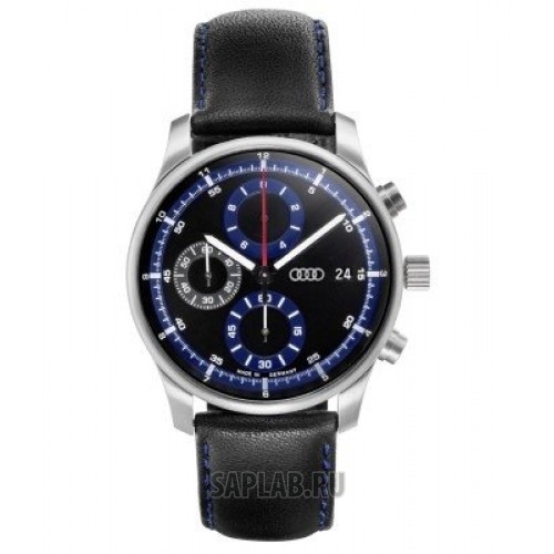 Купить запчасть AUDI - 3101700300 Наручные часы хронограф Audi Sport Chronograph, Black/Blue
