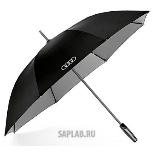Купить запчасть AUDI - 3121500100 Зонт-трость Audi Stick Umbrella, big, black/titan, артикул 3121500100