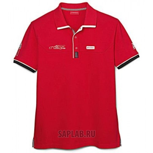 Купить запчасть AUDI - 3131600203 Мужская рубашка-поло Audi Sport Mens Poloshirt, Le Mans 2016, Red