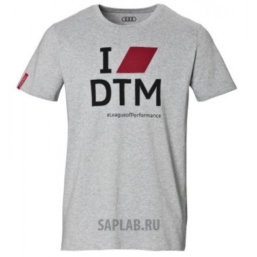 Купить запчасть AUDI - 3131701502 Мужская футболка Audi Sport Mens T-Shirt, I Love DTM, Grey