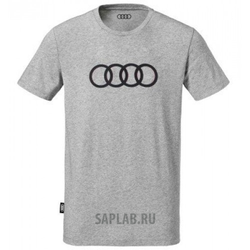 Купить запчасть AUDI - 3131701812 Мужская футболка Audi Rings Mens T-Shirt, Grey