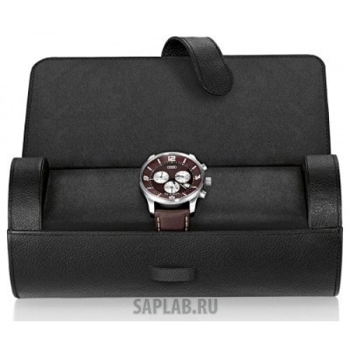 Купить запчасть AUDI - 3141202100 Футляр для часов Audi Watch case, leather, black