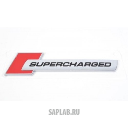 Купить запчасть AUDI - 4F0853601A2ZZ Металлический шильдик на кузов автомобиля Audi Metall Badge Supercharged Red, артикул 4F0853601A2ZZ