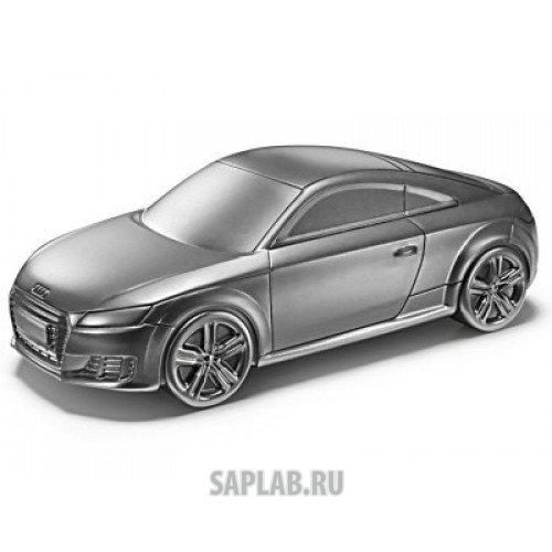 Купить запчасть AUDI - 5011400443 Груз для бумаг - модель Audi TT Coupé paper weight, 1:43, Dark grey, артикул 5011400443