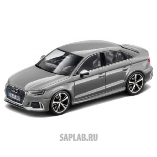 Купить запчасть AUDI - 5011613131 Модель автомобиля Audi RS 3 Sedan, Nardo Grey, Scale 1:43