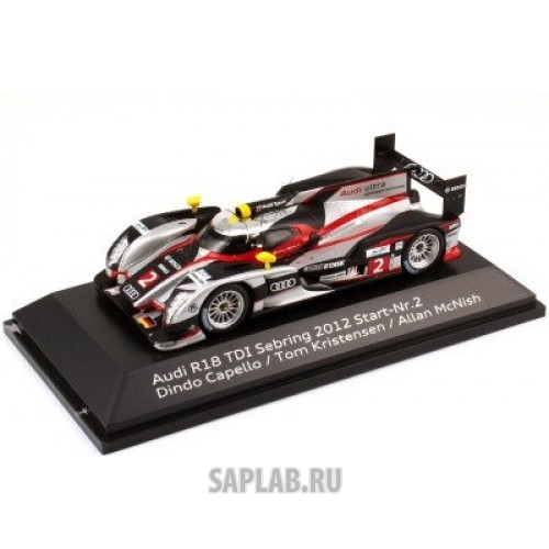 Купить запчасть AUDI - 5021200223 Модель автомобиля Audi R18 TDI Sebring 2012 Start No. 2, Scale 1:43, артикул 5021200223