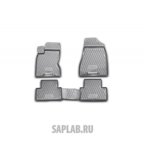 Купить запчасть AUTOFAMILY - CARNIS00031G Коврики в салон NISSAN X-Trail (T31), 2007-2010, 2011-02/2015, 4 шт. (полиуретан, серые)