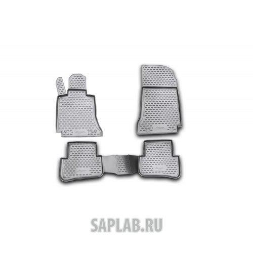 Купить запчасть AUTOFAMILY - NLC3427210K Коврики в салон MERCEDES-BENZ С-Class W204 2007-2014, 4 шт. (полиуретан)