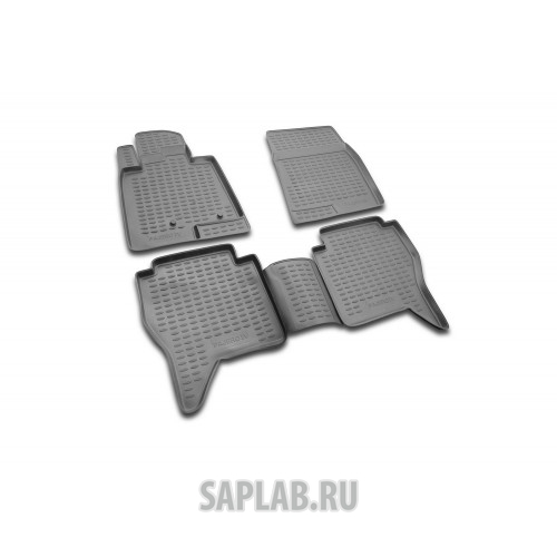 Купить запчасть AUTOFAMILY - NLC3516210 Коврики в салон MITSUBISHI Pajero IV(V80), 2006->, 4 шт. (полиуретан)