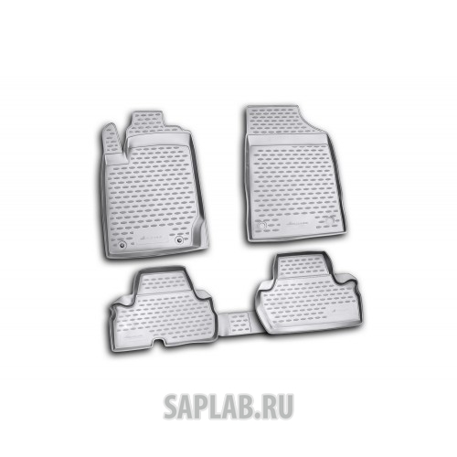 Купить запчасть AUTOFAMILY - NLC3526210K Коврики в салон MITSUBISHI L-200 2D 2010-2015, 4 шт. (полиуретан)