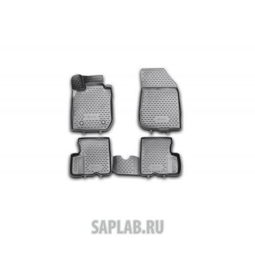 Купить запчасть AUTOFAMILY - NLC3D4129210KH Коврики 3D в салон RENAULT Duster 2WD, 2011-2015, 4 шт. (полиуретан)