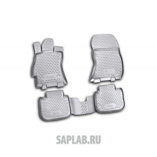 Купить запчасть AUTOFAMILY - NLC4610210K Коврики в салон SUBARU Outback 01/2010-2014, 4 шт. (полиуретан)