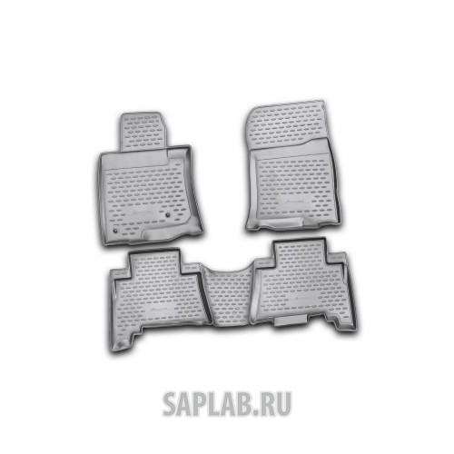 Купить запчасть AUTOFAMILY - NLC4828210K Коврики в салон TOYOTA Land Cruiser Prado, 5 мест, 12/2009-2013, 4 шт. (полиуретан)