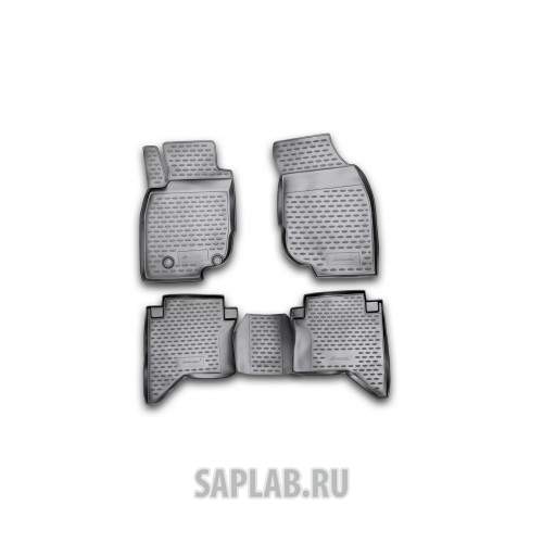 Купить запчасть AUTOFAMILY - NLC4852210K Коврики в салон TOYOTA Hilux, 2011-2015, 4 шт. (полиуретан)