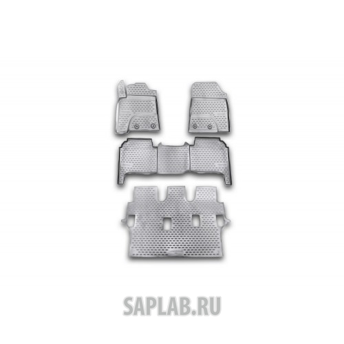 Купить запчасть AUTOFAMILY - NLC4853210K Коврики в салон TOYOTA Land Cruiser 200, 2012-2015 4 шт. (полиуретан)