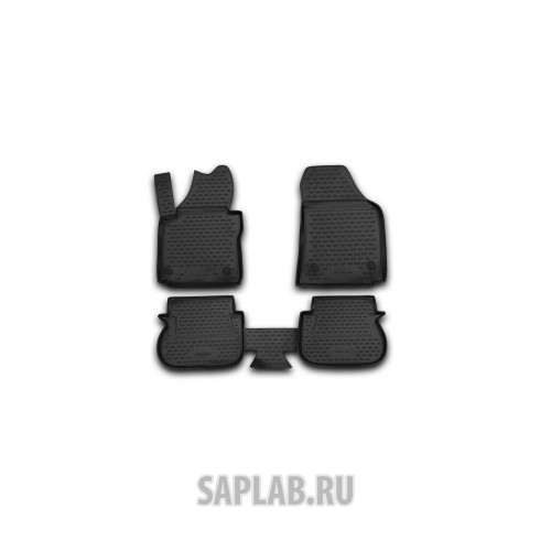 Купить запчасть AUTOFAMILY - NLC5137210K Коврики в салон VW Caddy, 10/2007-2014, 5 дв. 4 шт. (полиуретан)