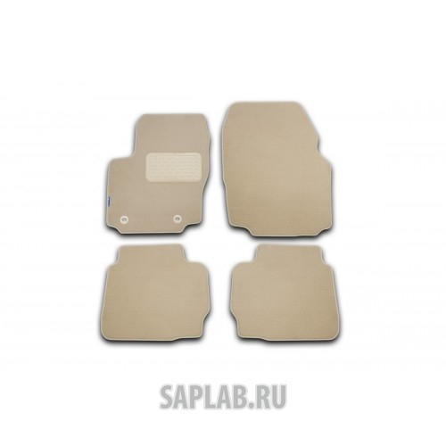 Купить запчасть AUTOFAMILY - NLT500311112KH Коврики в салон VOLVO S60 АКПП 2010->, сед., 4 шт. (текстиль, бежевые)