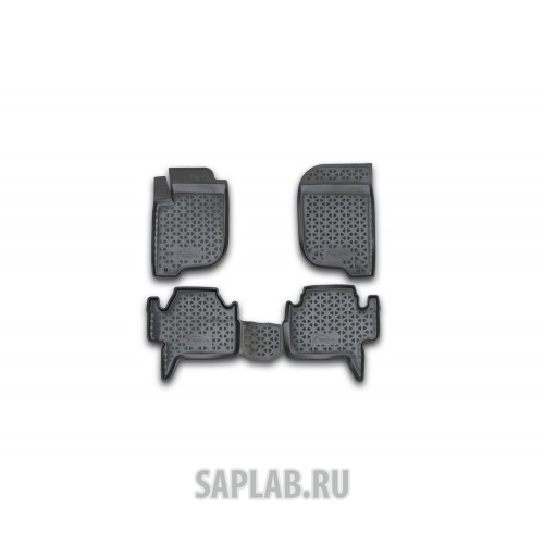 Купить запчасть AUTOFAMILY - RSA3520211 Коврики в салон MITSUBISHI Pajero Sport, 2008-2012 4 шт. (полиуретан, серые)