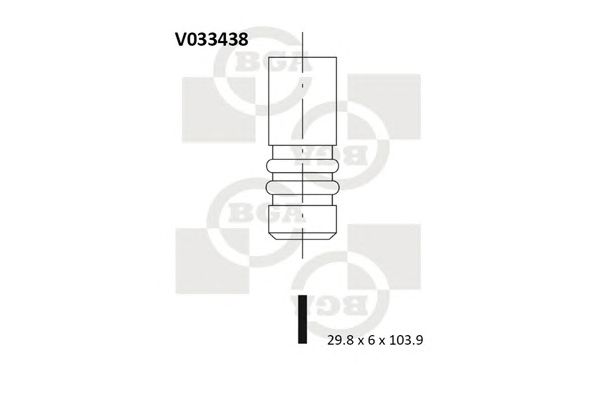 Купить запчасть BGA - V033438 Выпускной клапан