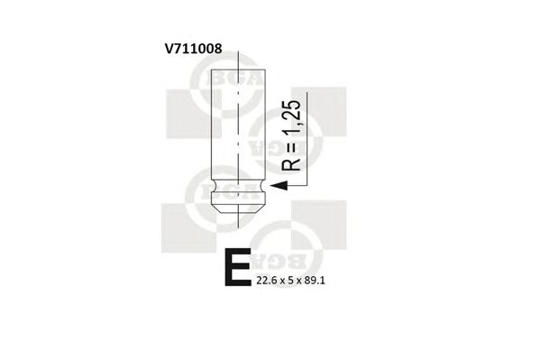 Купить запчасть BGA - V711008 Выпускной клапан V711008