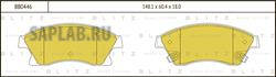 Купить запчасть Blitz - BB0446 Колодки тормозные дисковые Chevrolet Aveo 12-/Cruze/Orlando/Astra J R16