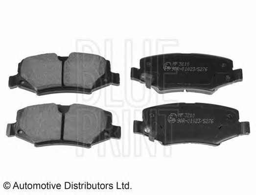 Купить запчасть BLUE PRINT - ADA104214 Колодки тормозные дисковые ADA104214