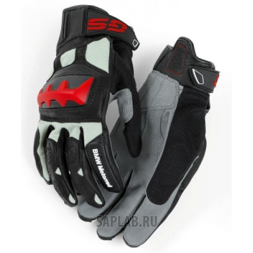 Купить запчасть BMW - 76218395240 Мотоперчатки BMW Motorrad Rallye Glove, Unisex, Black/Red