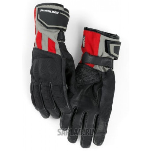 Купить запчасть BMW - 76218395259 Мужские мотоперчатки BMW Motorrad GS Dry Glove, Men, Black/Grey/Red