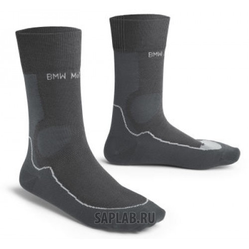 Купить запчасть BMW - 76248395461 Носки BMW Motorrad Summer Functional Socks, Unisex, Anthracite/Black