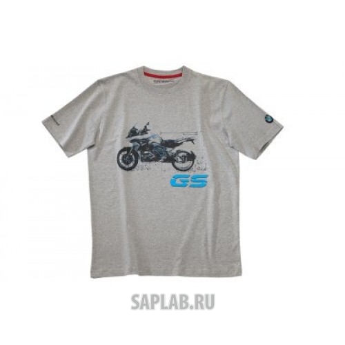 Купить запчасть BMW - 76618392193 Мужская футболка BMW Motorrad T-shirt Men, R 1200 GS, Grey