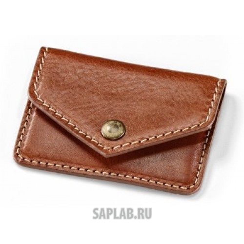 Купить запчасть BMW - 76898352975 Кожаная визитница BMW Motorrad Business Card Holder, Brown