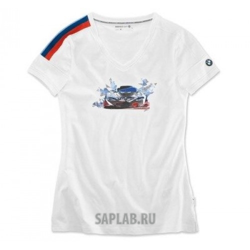 Купить запчасть BMW - 80142446391 Женская футболка BMW Motorsport Motion T-Shirt, Ladies, White