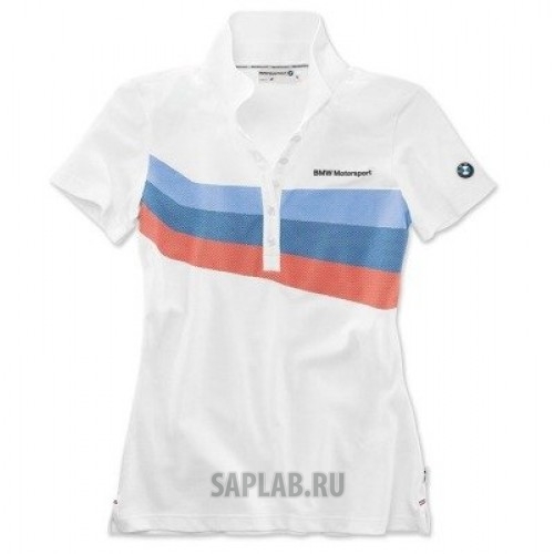 Купить запчасть BMW - 80142446401 Женская рубашка-поло BMW Motorsport Polo Shirt, Ladies, White