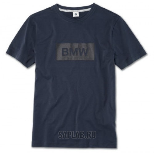 Купить запчасть BMW - 80142454584 Мужская футболка BMW T-Shirt, Men, Dark Blue