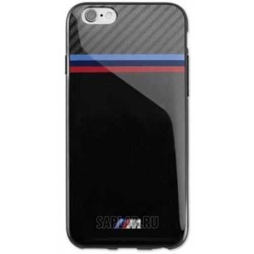 Купить запчасть BMW - 80212413759 Чехол BMW M для iPhone 6 Plus, Soft Case, Black, артикул 80212413759