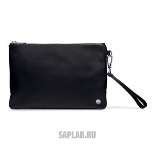 Купить запчасть BMW - 80222454671 Компактная кожаная сумка BMW Pouch, Black