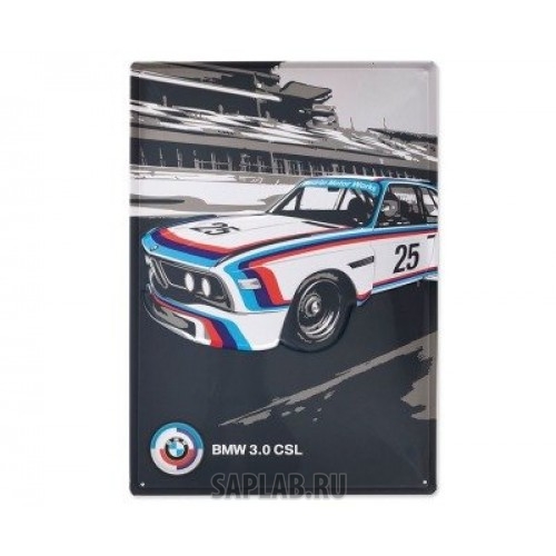 Купить запчасть BMW - 80232445949 Металлическая пластина BMW Motorsport Heritage Metal Sign