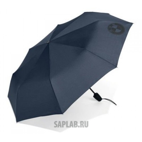 Купить запчасть BMW - 80232454630 Складной зонт BMW Logo Pocket Umbrella, Dark Blue