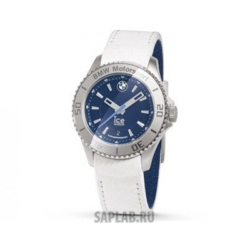 Купить запчасть BMW - 80262285902 Часы BMW Motorsport ICE Watch Steel, Unisex, White/Blue, артикул 80262285902